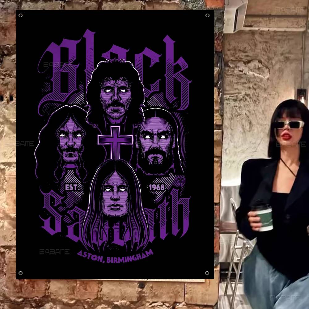 Black Sabbath Heavy Metal Adva - Commercial Printing Companies ulasan dan harga