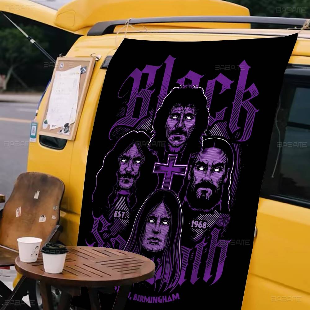 Black Sabbath Heavy Metal Adva - Commercial Printing Companies ulasan dan harga