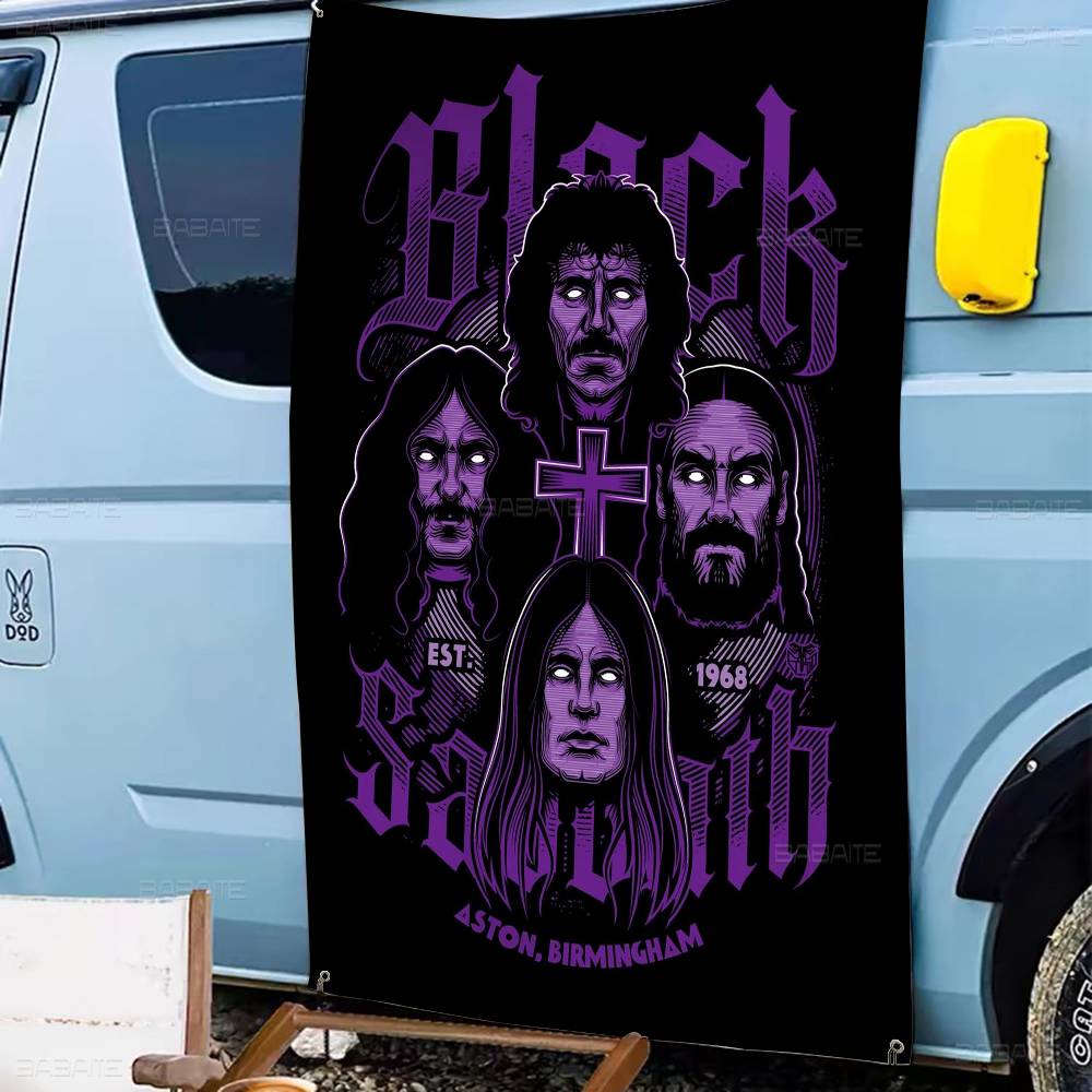 Black Sabbath Heavy Metal Adva - Commercial Printing Companies ulasan dan harga