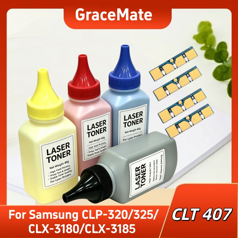 CLT-407 toner Chip powder For  - Laser Toner Powder ulasan dan harga