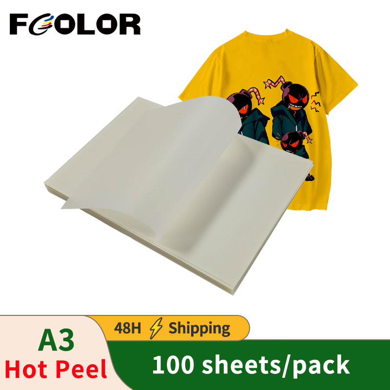100PCS A3 DTF PET Film Matte H - Dtf Hot Peel Film ulasan dan harga