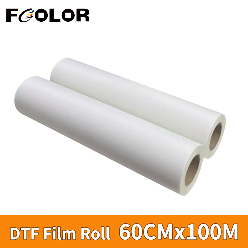 Fcolor 60cm*100m DTF PET Film  - Dtf Hot Peel Film ulasan dan harga