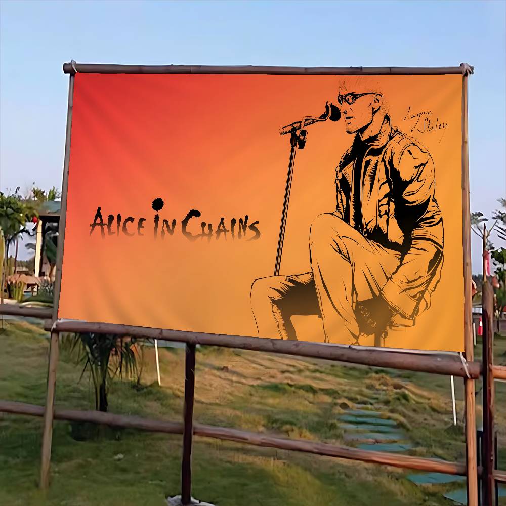Retro Music Alice In Chains Ad - Commercial Printing Companies ulasan dan harga