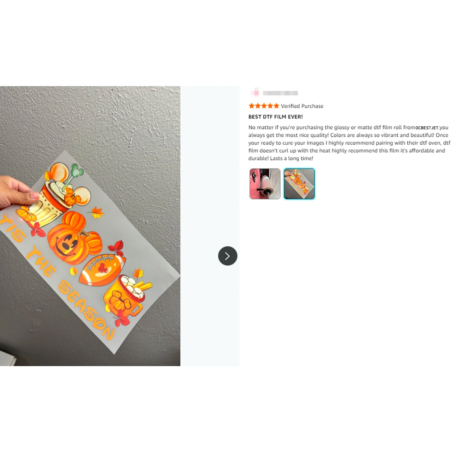 DTF Film Roll 30cm 100m DTF Ho - Dtf Hot Peel Film ulasan dan harga