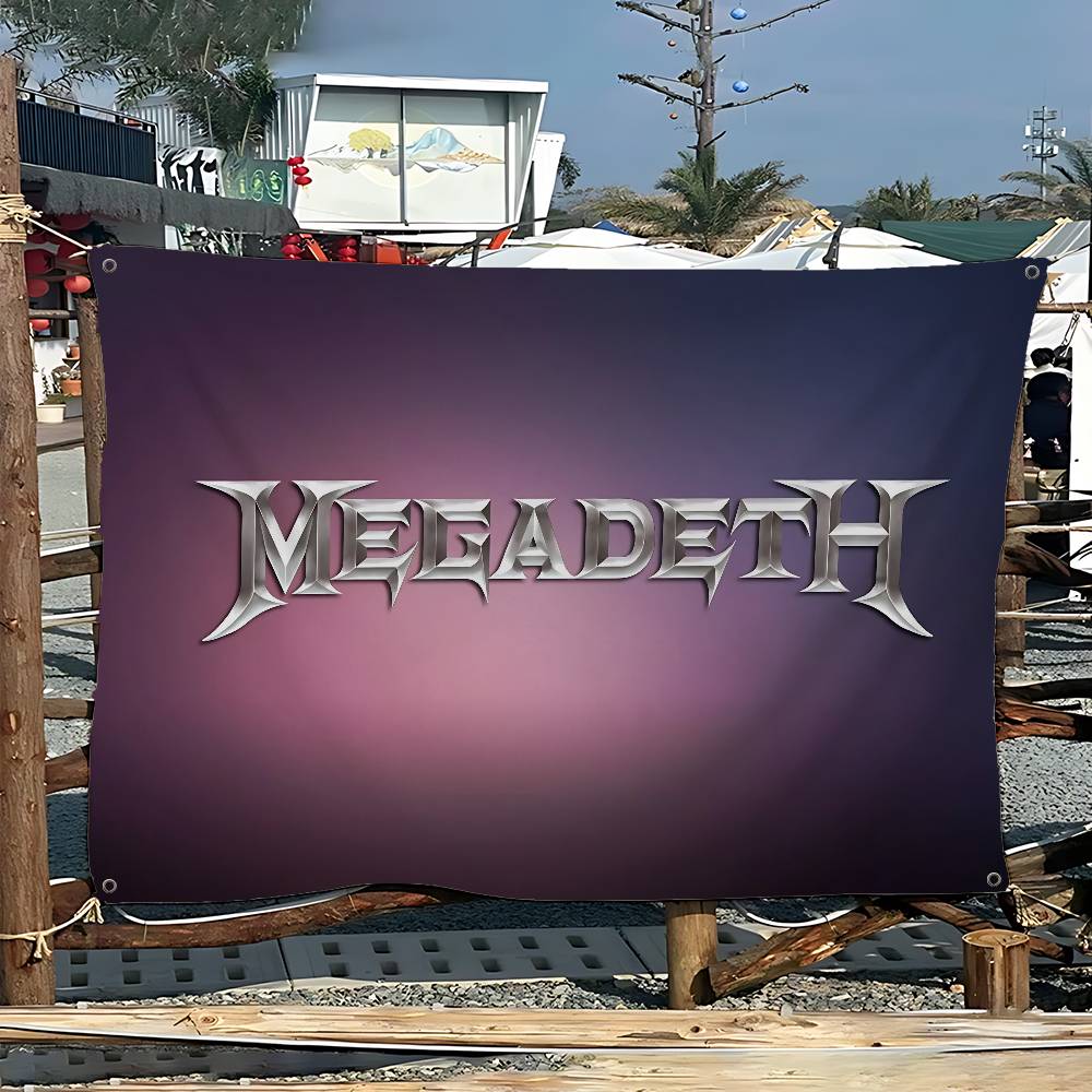 Rock Metal Band M-Megadeth Adv - Commercial Printing Companies ulasan dan harga